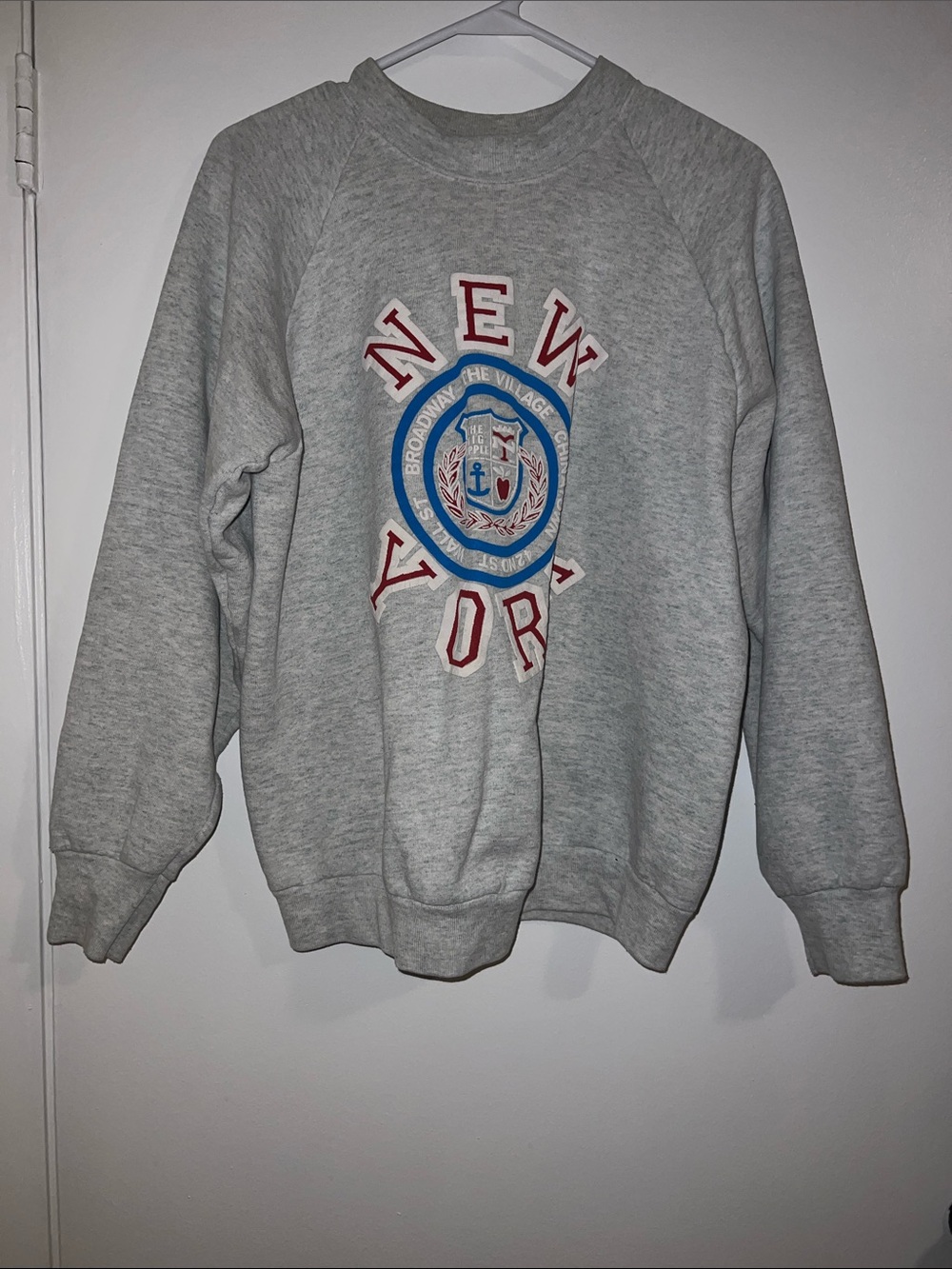 Unisex New York Grey Crewneck Sweatshirt